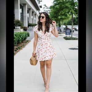 Reformation Mini Wrap Dress